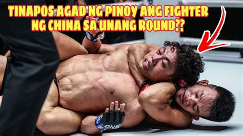 Jeremy Pacatiw Vs Wang Shuo Naked Choke Submission Tinapos Agad Ng