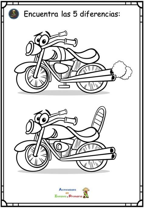 Ejercicio De Atenci N Fichas Para Encontrar Diferencias Imagenes