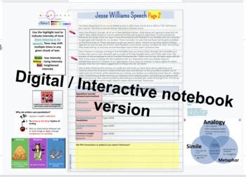 Ap Language Rhetorical Analysis Jesse Williams Bet Speech Graphic Organizer