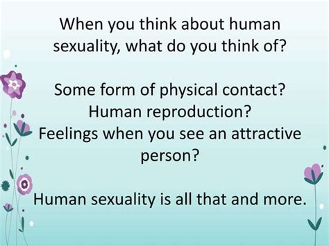 3 Dimensions Of Human Sexuality Pptx