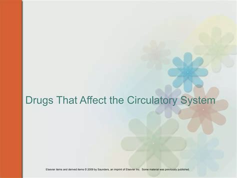 Drugs affecting the circulatory system | PPT