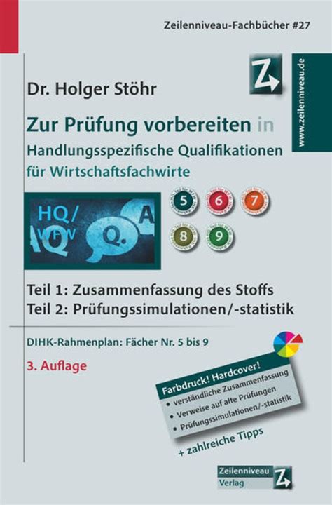 Zur Prüfung vorbereiten in Handlungsspezifische Qualifikationen für