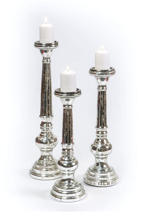 Glass Candle Holder Silver Are Elegant And They Are Perfect To Dress A