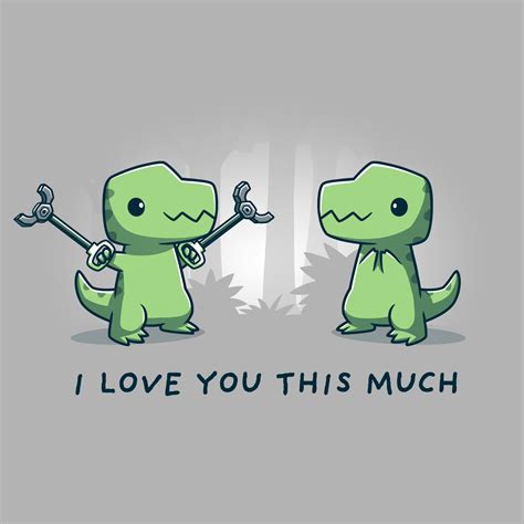 T Rex Love Funny Cute And Nerdy T Shirts Teeturtle