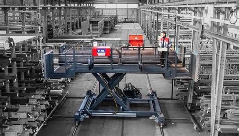 Rail Mounted Scissor Lift Upmoviom Storage Systems Hydraulic For