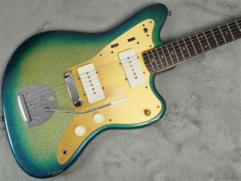 1958 Fender Jazzmaster Unique Sparkle Surfburst Finish Ohsc