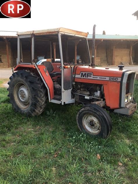 [rp] Tracteur Agricole Massey Fergusson Mf260 Gazole Imm Da 997 Lc Type 2608sf N° De Série