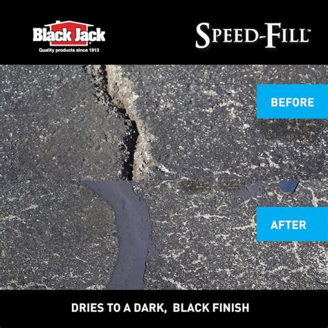 Black Jack Speed Fill 10 Fl Oz Asphalt Crack Filler In The Asphalt Crack Filler Department At