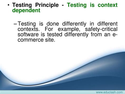 Unit 1 Fundamentals Of Testing Testing Principles Fundamental Test Process The Psychology Of