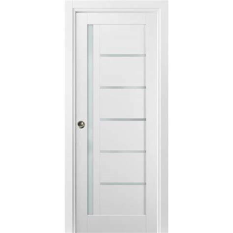 Sartodoors 4088 24 In X 96 In Single Panel White Finished Solid Mdf