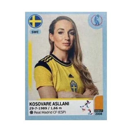 Venta Cromo De Kosovare Asllani Sweden Panini Uefa Women S Euro 2022