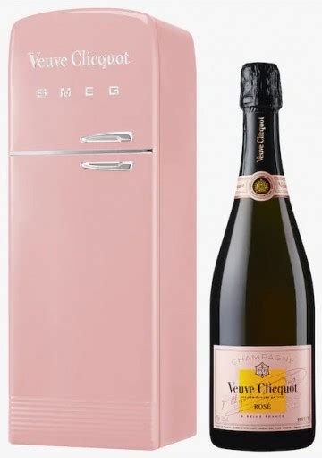 Champagne Veuve Clicquot Fridge Brut Ros Frigo Smeg