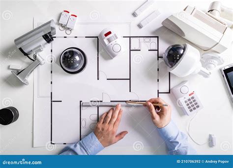 Close Up Of An Architect S Hand Drawing Blueprint Stock Photo Image