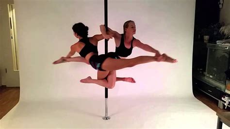 Double Trick Pole Dance With Natalie Sch Nberger Knee Turn Variation