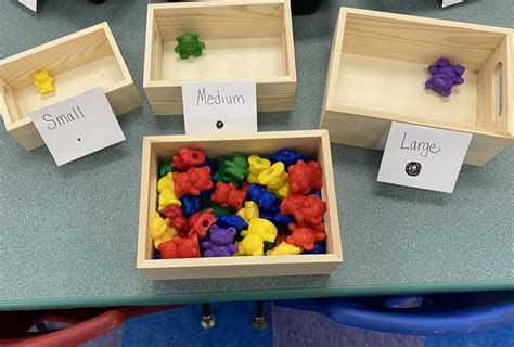 Small Medium And Large Mixed Object Sorting Activity For Preschoolers