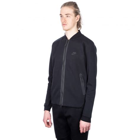 Nike Tech Fleece Varsity Jacket Black Black Consortium