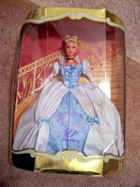 Walt Disney 50th Anniversary Cinderella Barbie Doll 1999 26291 Mattel 1999940654