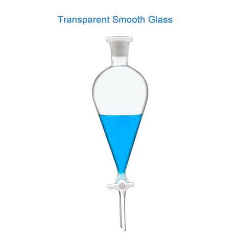 1000ML Borosilicate Glass Separating Funnel With PTFE Stopcock Heavy