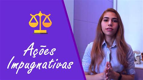 Ações impugnativas YouTube