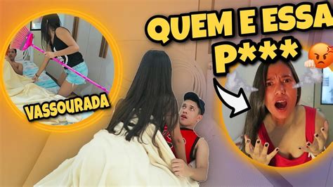 Ela Me Pegou Com Outra Na Cama Trollei Minha Namorada Youtube