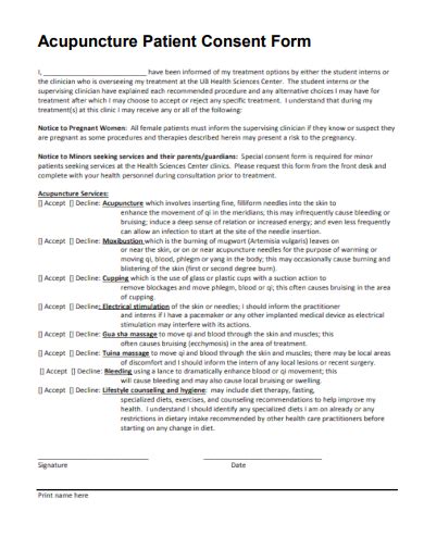 Free 30 Patient Consent Form Samples In Pdf Ms Word