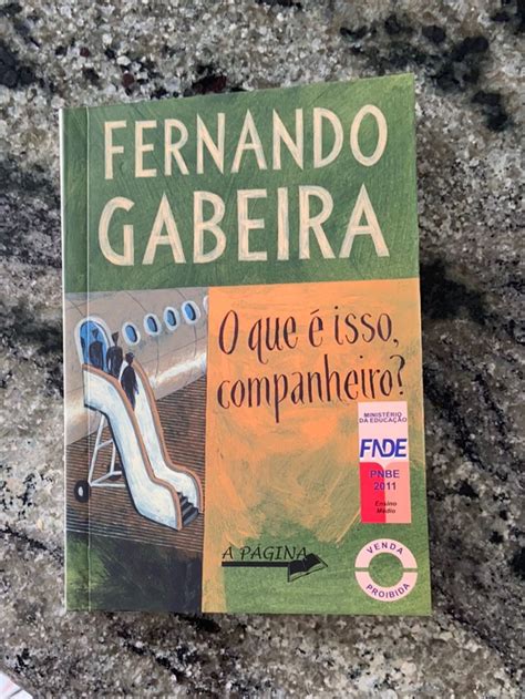 Livro O Que É Isso Companheiro Livro Usado 79397931 enjoei