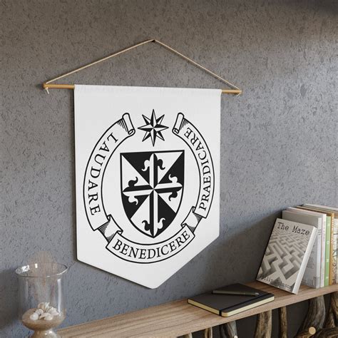 Dominican Order Logo Pennant, Banner, Traditional, Catholic Gift ...