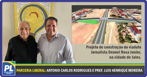 Antonio Carlos Rodrigues Cobra In Cio Das Obras De Novo Viaduto Em