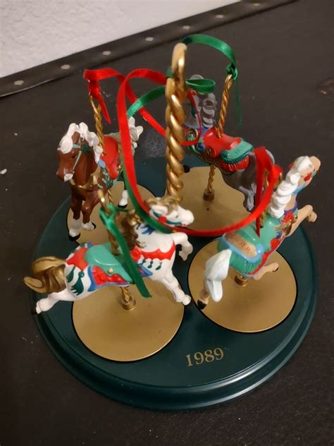 Vintage Hallmark Carousel Horses - Etsy