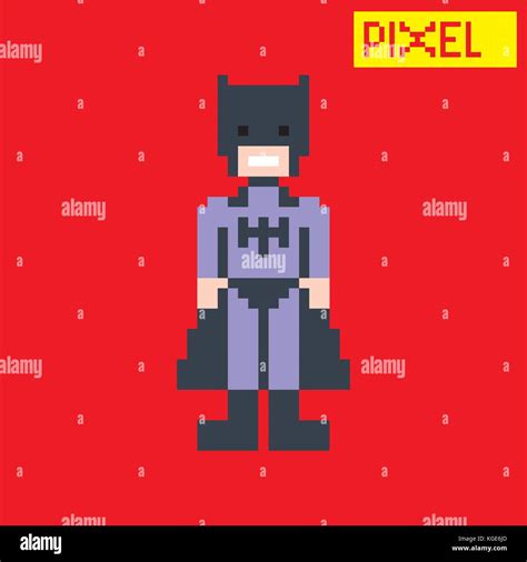 pixel character vector graphic art design illustration Stock Vector ...