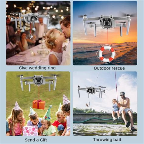 Quick Release Airdrop System Kit Compatible With Mavic Air 2s Drone For Wedding Drone