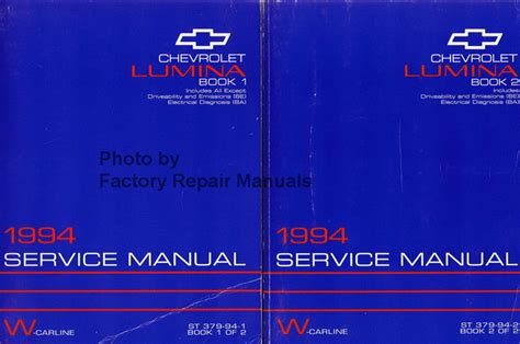 1994 Chevy Lumina Car Factory Service Manual Set Original Shop Repair