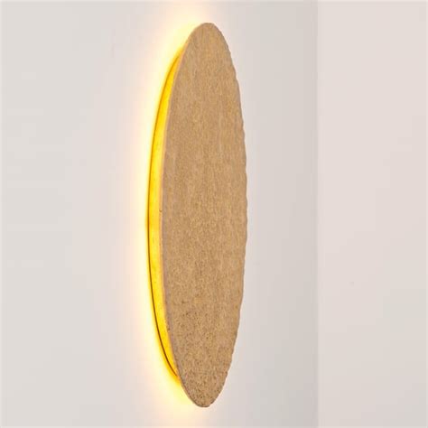 Holl Nder Meteor Led Wandleuchte Gold K Emero De