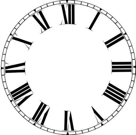 Roman Numeral Clock Png