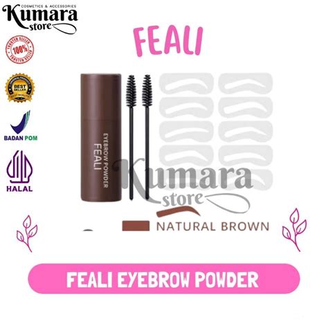 Jual Kumara Store Feali Eyebrow Powder Cetakan Alis Original Shaping