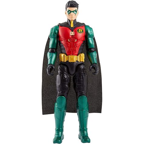 Brinquedo Robin - Boneco Robin - Batman Missions - Liga da Justiça 30cm Fvm71 - MP Brinquedos