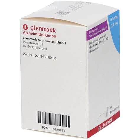 Dutasterid Tamsulosin Glenmark Mg Mg St Mit Dem E Rezept