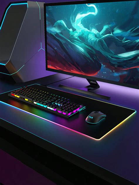 Large RGB Gaming Mouse Pad slip Resistant | KeysCaps