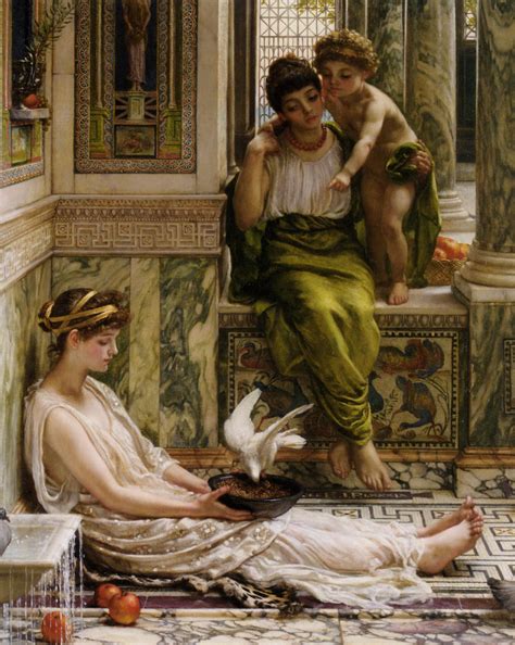 Corner Of The Villa Painting Sir Edward John Poynter Oil Paintings