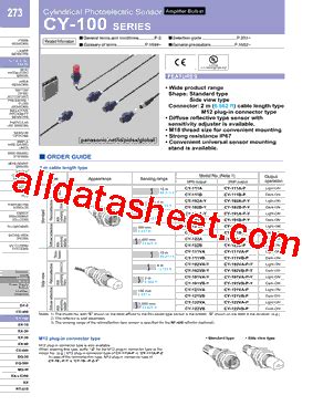 CN 24CL C2 Datasheet PDF Panasonic Semiconductor