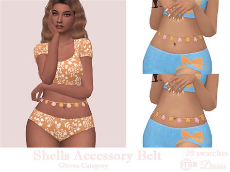 The Sims Resource Shells Accessory Belt