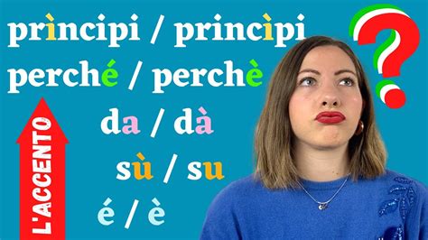 Quando Si Usa L ACCENTO In ITALIANO Tonico Vs Grafico Come Si Usa