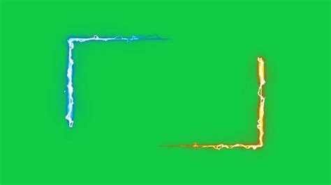 Green Screen Neon Border Stock Video Footage For Free Download