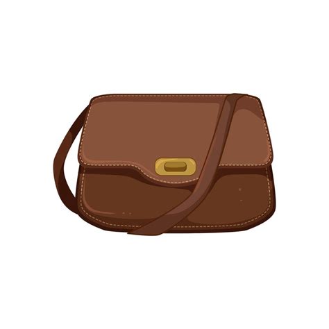 Glamour Leather Bag Women Cartoon Vector Illustration 17417536 Vector