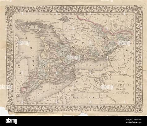 Mitchell ontario map hi-res stock photography and images - Alamy