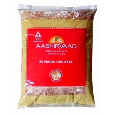 Aashirvaad Wheat Flour Packaging Type Plastic Bag At Rs Kg In