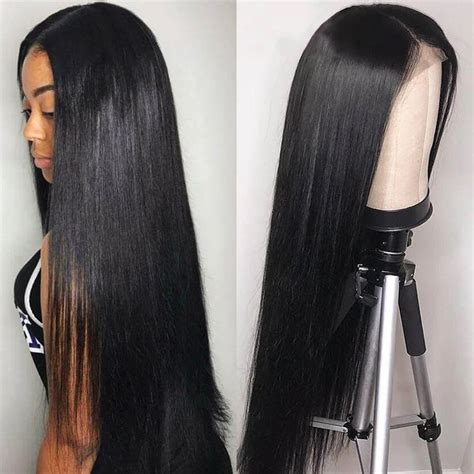 Brazilian Straight 13x4 Lace Closure Human Hair Wigs Recool Hair