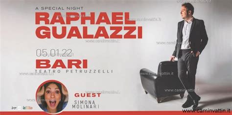 RAPHAEL GUALAZZI In A Special Night Al Teatro Petruzzelli Di Bari