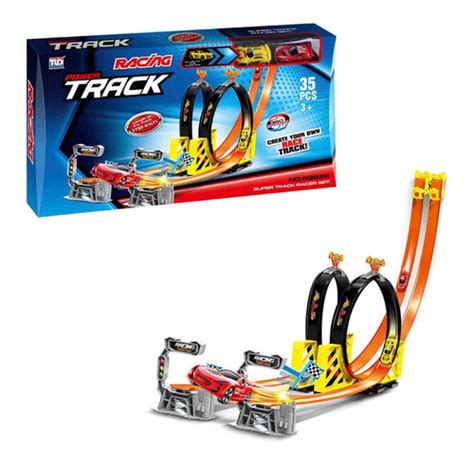 Pista Tipo Hotwheels Mega Looping Carros Fric O Pcs Parcelamento