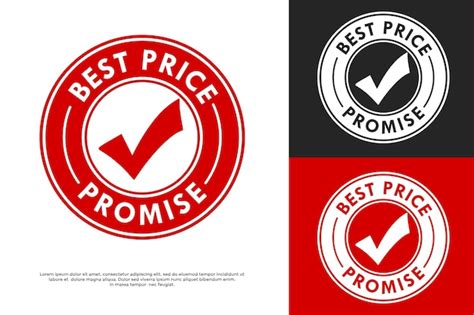 Premium Vector | Best price logo template illustration